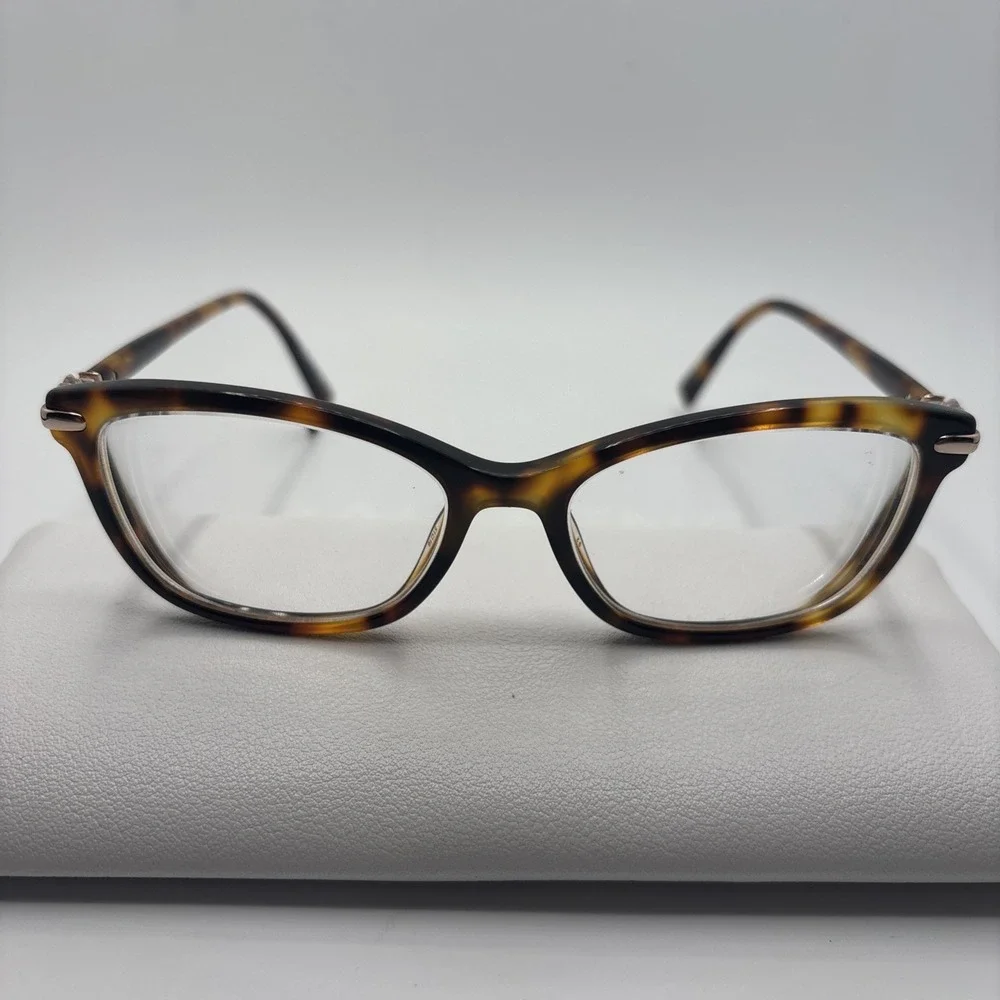 Max Mara MM1399 Womens Plastic Eyeglass Frame 086 Dark Havana 51-16-145mm #428